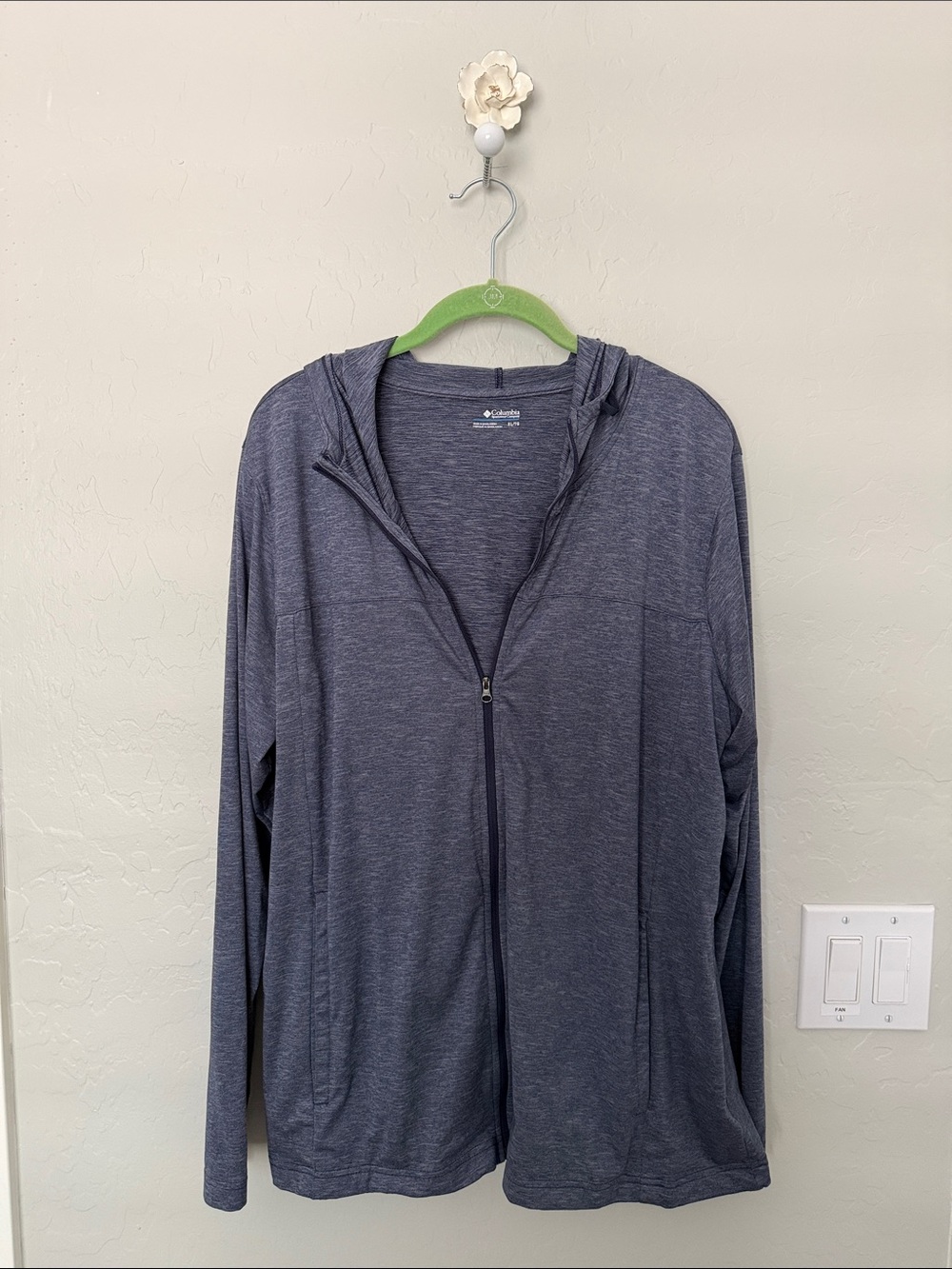 Columbia women’s Full-Zip Hooded Sweater - Charcoal Heather